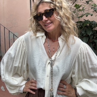 YOU DECIDE&nbsp;CAMICIA C10687&nbsp;LATTE